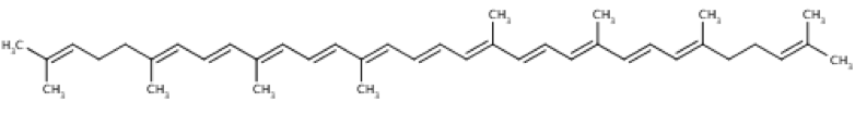 Lycopene structure